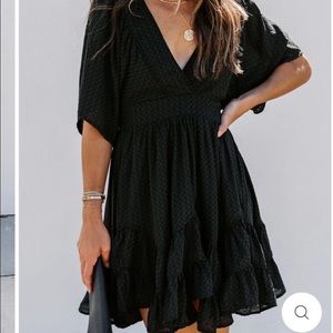 Black Ruffle Dress from Vici